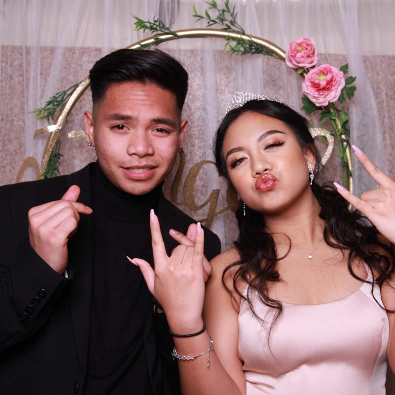 Photo booth shot